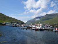 Sørvágur Hafenbecken_Insel Vágar